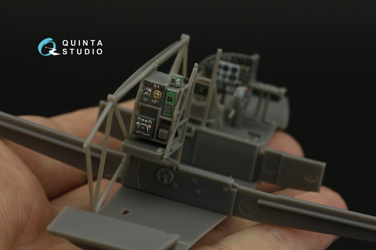Quinta Studio QDS-48333 Avro Anson Mk.I 3D-Printed &amp;amp; coloured Interior on decal paper (Airfix) (Small version) 1/48 – imagen 6