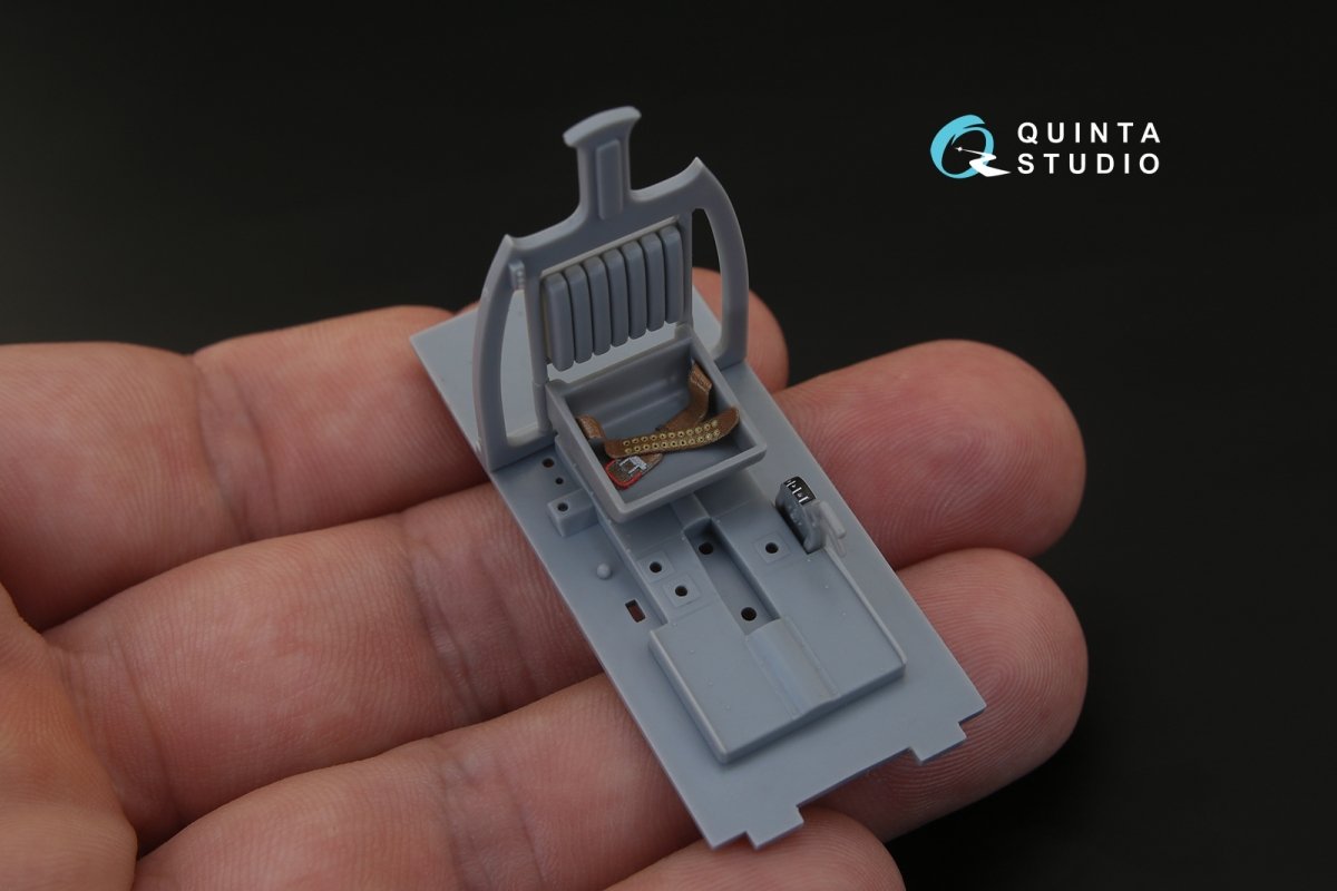 Quinta Studio QD32066 Ki-61-I 3D-Printed &amp;amp; coloured Interior on decal paper (for Hasegawa kit) 1/32 – immagine 8