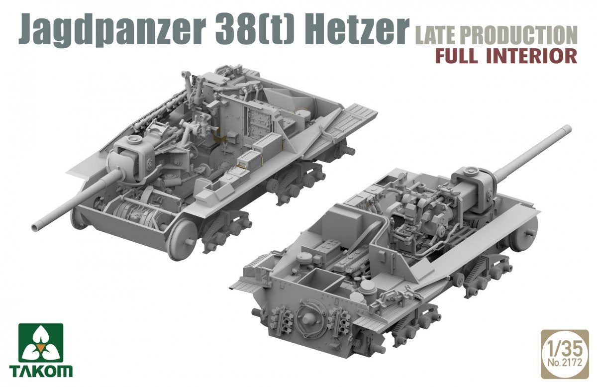 Takom 2172 Jagdpanzer 38(t) Hetzer Late Production Full Interior 1/35 – imagen 2