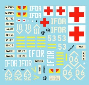 Star Decals 35-C1257 US M113 in IFOR service in Bosnia 1996-97 1/35 – Bild 2