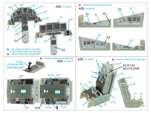 Quinta Studio QD48426 F-15E 3D-Printed coloured Interior on decal paper (Academy) 1/48 – immagine 2
