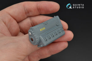 Quinta Studio QD32048 Bf 109E-3 3D-Printed &amp;amp; coloured Interior on decal paper (for Eduard kit) 1/32 – imagen 12