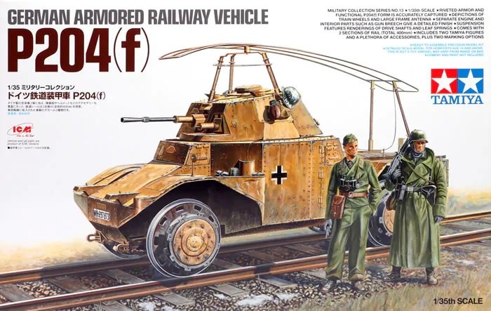 Tamiya 32413 Véhicule blindé ferroviaire allemand P204(f) 1/35