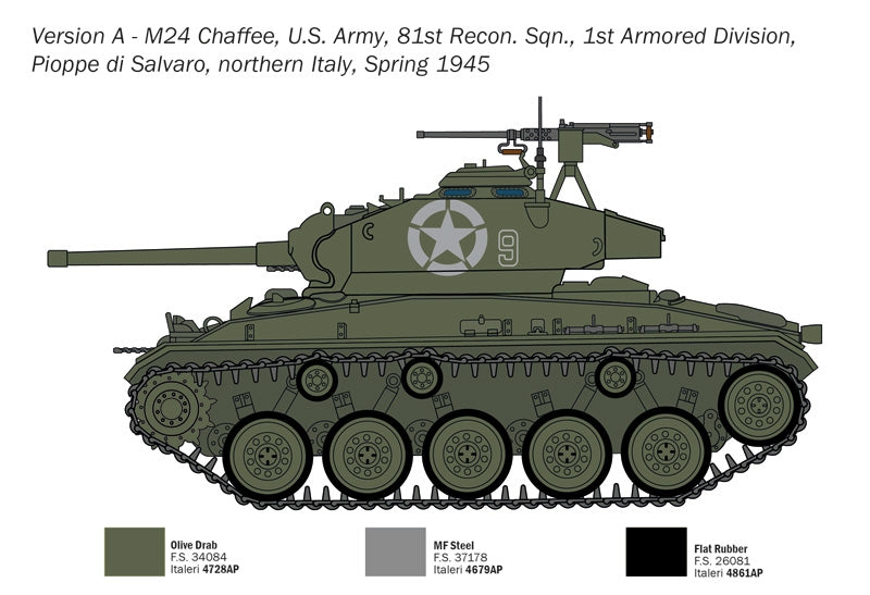 Italeri 6761 M24 CHAFFEE 1/35 – immagine 5