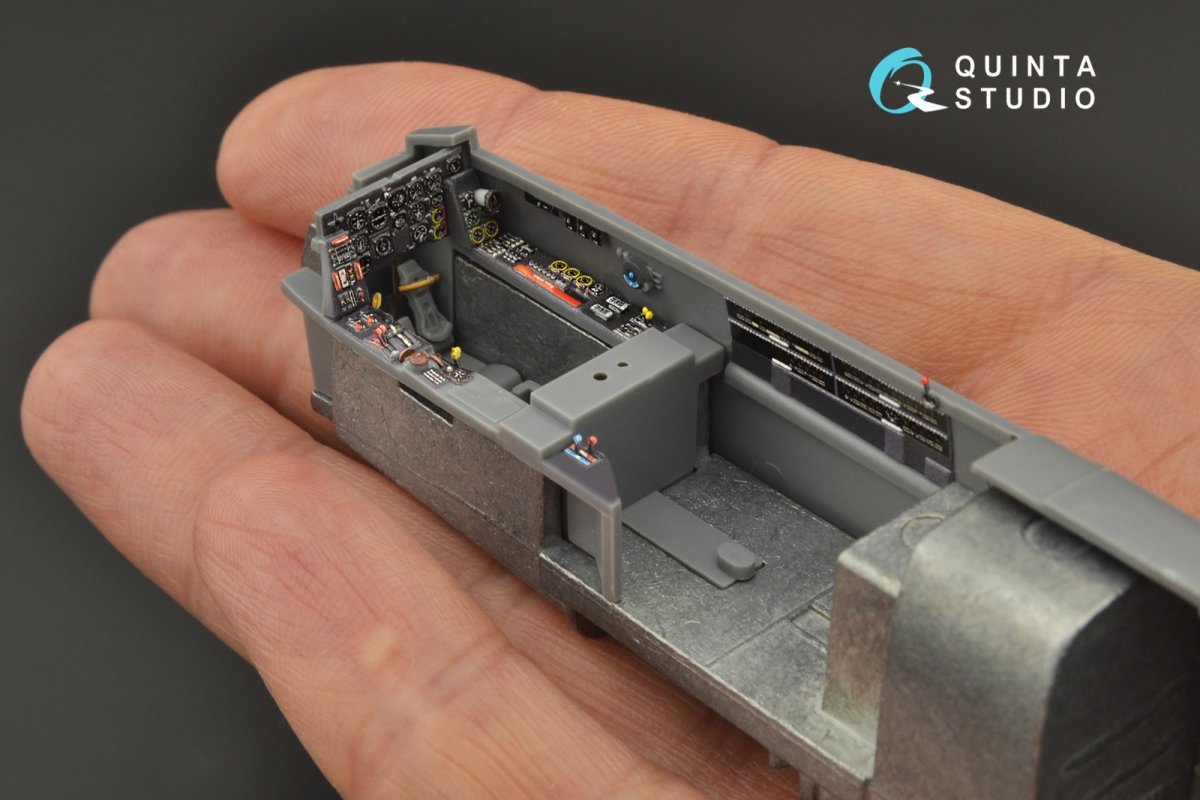 Quinta Studio QD48229 He 219 3D-Printed &amp;amp; coloured Interior on decal paper (Tamiya) 1/48 – imagen 4