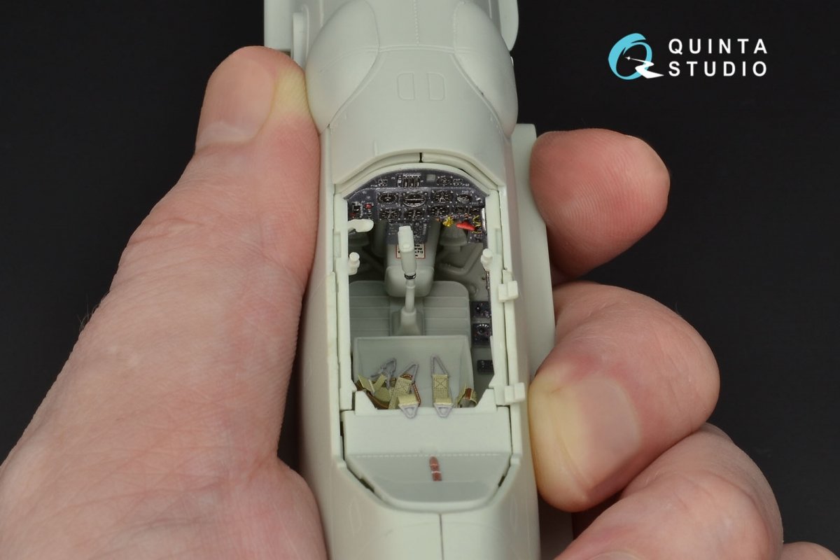 Quinta Studio QD32029 Bf 109G-6 3D-Printed &amp;amp; coloured Interior on decal paper (for Revell kit) 1/32 – imagen 10