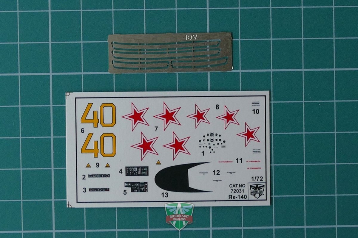 Modelsvit 72031 Yak-140 Prototype 1/72 – imagen 3