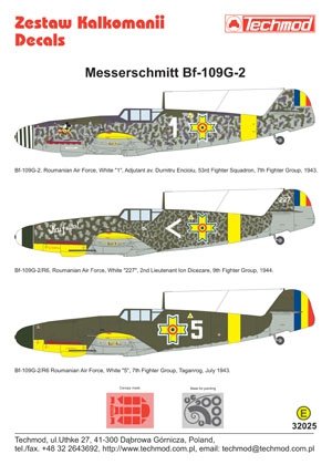 Techmod 32025 - Messerschmitt Bf 109G-2 1/32 – Bild 2