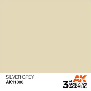 AK Interactive AK11006 Silver Grey 17ml