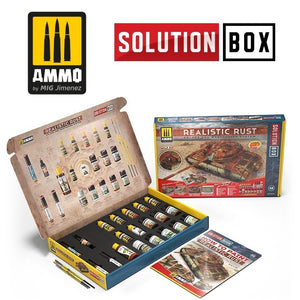AMMO of Mig Jimenez 7719 SOLUTION BOX - Realistic Rust – zdjęcie 4