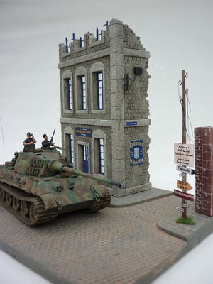 RT-Diorama 35197 Diorama-Base: &amp;quot;Street Corner&amp;quot; 1/35 – imagen 7