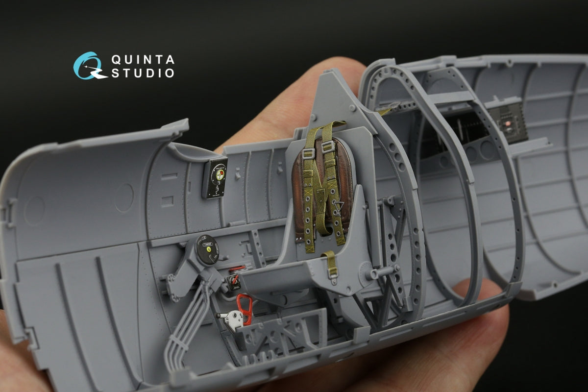 Quinta Studio QD24021 Spitfire Mk.VIII 3D-Printed &amp;amp; coloured Interior on decal paper (Airfix) 1/24 – imagen 11