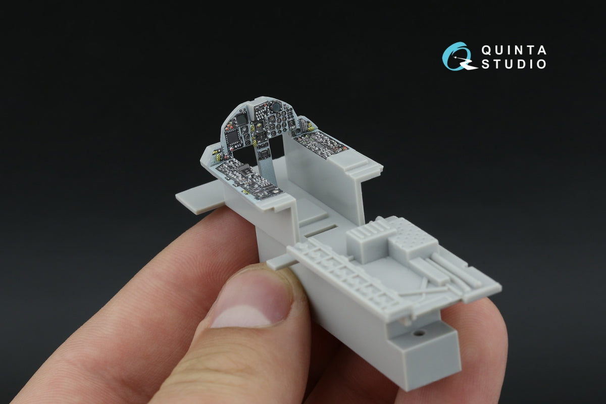 Quinta Studio QDS-48598 F-15C Late/F-15J Late 3D-Printed &amp;amp; coloured Interior on decal paper (Hasegawa) (Small version) 1/48 – imagen 9