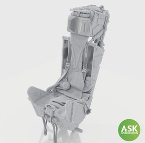 Art Scale Kit A32037 Ejection Seat - M.B Mk.2E with Seat Belts, without Survival Pack, rec. for Meteor F8/F9 Revell 1/32 – imagen 2