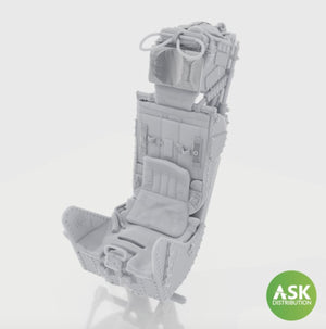 Art Scale Kit A32039 Ejection Seat - M.B Mk.2E excl. Seat Belts, with Survival Pack, rec. for Gloster Meteor, Revell 1/32 – imagen 3