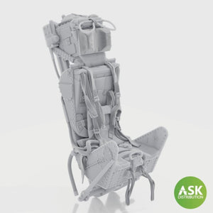 Art Scale Kit A32038 Ejection Seat - M.B Mk.2E with Seat Belts, with Survival Pack, rec. for Gloster Meteor, Revell 1/32 – image 4
