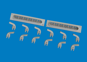 Eduard 6481061 P-40 exhaust stacks fishtail PRINT Eduard 1/48 – imagen 3