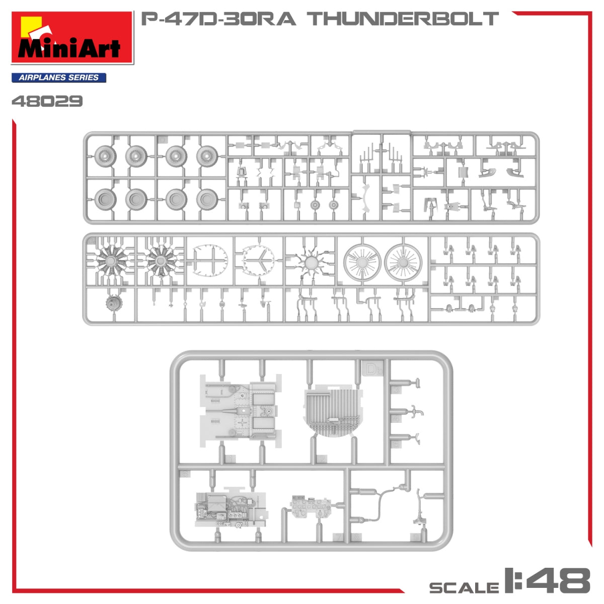 MiniArt 48029 P-47D-30RA THUNDERBOLT - Advanced Kit 1/48 – imagen 8
