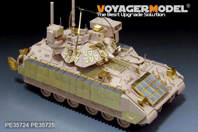 Voyager Model PE35724 Modern US Army M3A3 BRADLEY w/BUSK III IFV Basic B ver include Gun barrel (For MENG SS-006) 1/35 – imagen 3