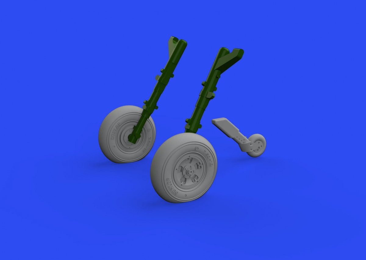 Eduard 672249 Spitfire Mk. Vc wheels for Airfix 1/72 – zdjęcie 3