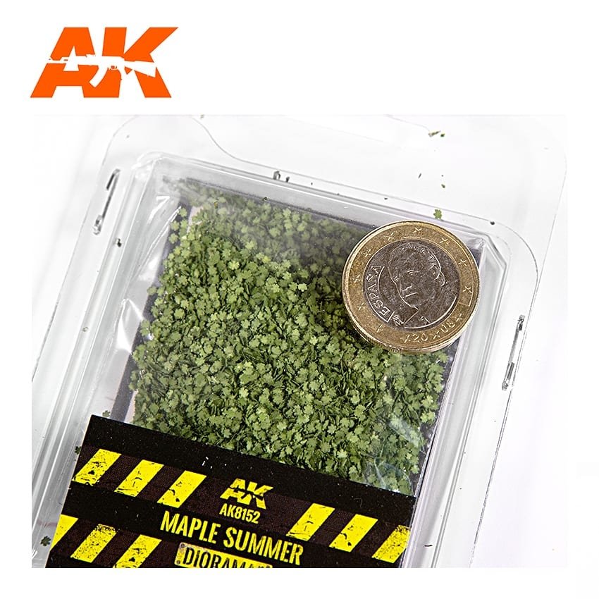 AK Interactive AK8152 MAPLE SUMMER LEAVES 28MM 1/72 – imagen 2