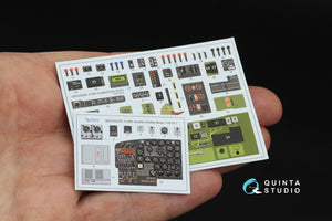 Quinta Studio QD+32250 A-26C Invader 3D-Printed &amp;amp; coloured Interior on decal paper (Hobby Boss) (with 3D-printed resin parts) 1/32 – imagen 3