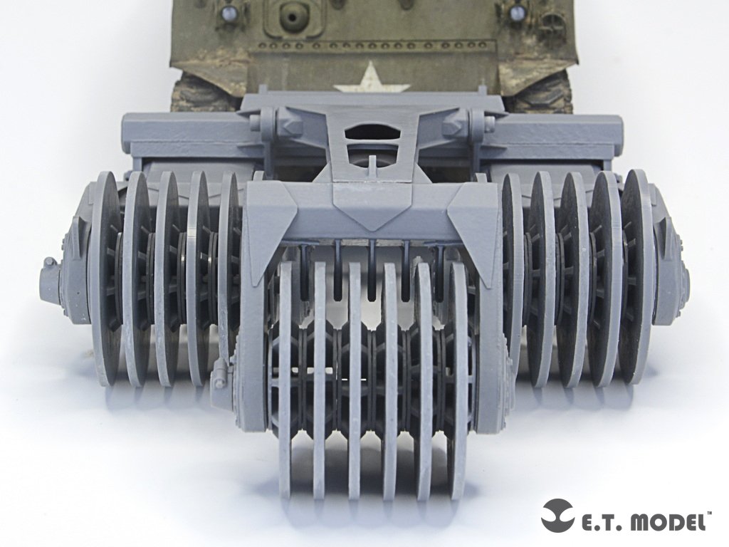 E.T. Model P35-041 WWII US ARMY T1E1 &amp;quot;Earthworm&amp;quot; Mine Exploder (for Late M32B1 Hull) ( 3D Printed ) 1/35 – imagen 6