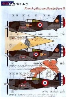 AML D48004 French pilots on Hawk Part II 1/48 – zdjęcie 2