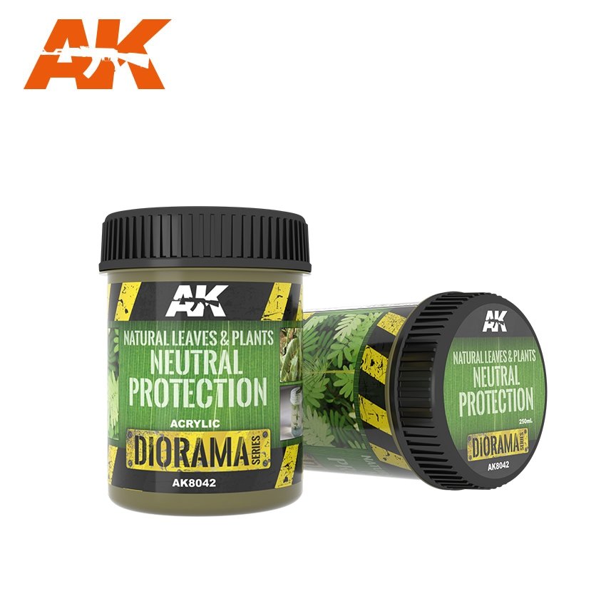 AK Interactive AK8042 NATURAL LEAVES & PLANTS NEUTRAL PROTECTION 250ml