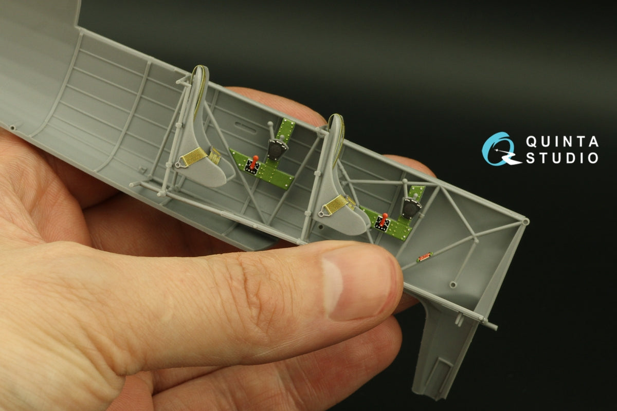 Quinta Studio QD32152 PT-13/N2S-2/5 Kaydet 3D-Printed &amp;amp; coloured Interior on decal paper (ICM) 1/32 – immagine 6
