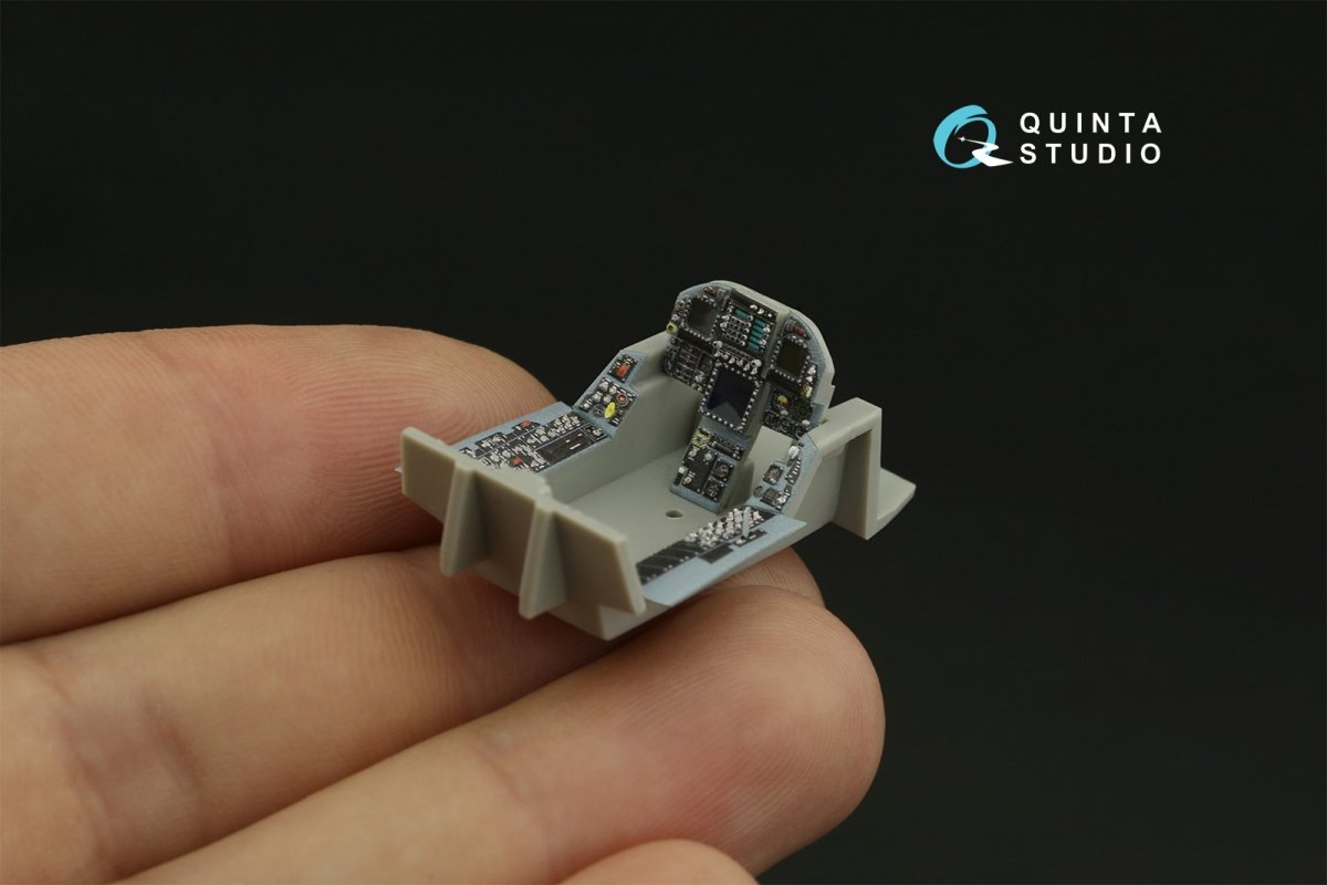 Quinta Studio QDS-48278 F/A-18А++ 3D-Printed &amp;amp; coloured Interior on decal paper (HobbyBoss)(Small version) 1/48 – imagen 10