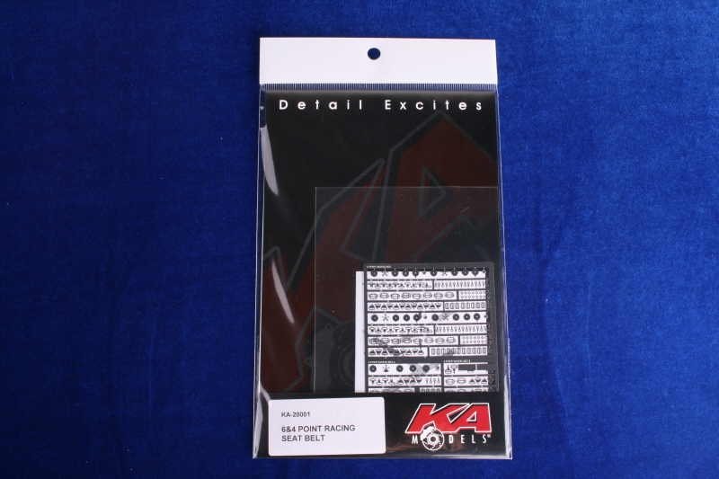 KA Models KA-20001 6&4 POINT RACING SEAT BELT ETCHED PARTS ( pasy bezpieczeństwa ) 1/20