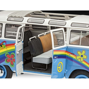 Revell 07050 VW T1 Samba Bus Flower Power 1/24 – imagen 3