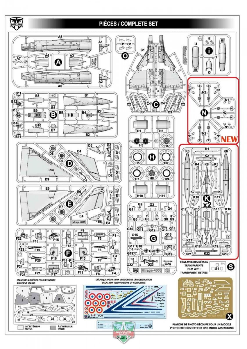 Modelsvit 72053 Mirage 4000 (version améliorée) 1/72 – image 5