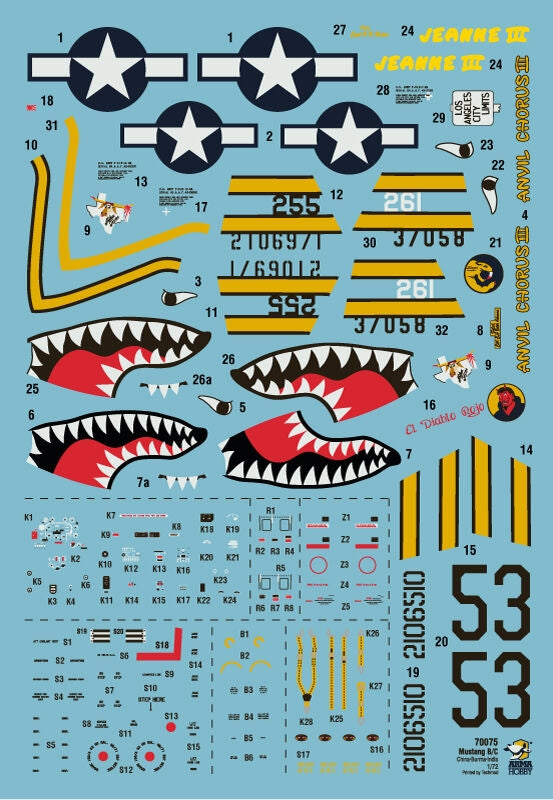 Arma Hobby 70075 P-51B Mustang China, Burma, India 1/72 – imagen 6