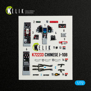 KELIK K72233 Chinese1-10B - interior 3D decals for Trumpeter kit 1/72 – image 2
