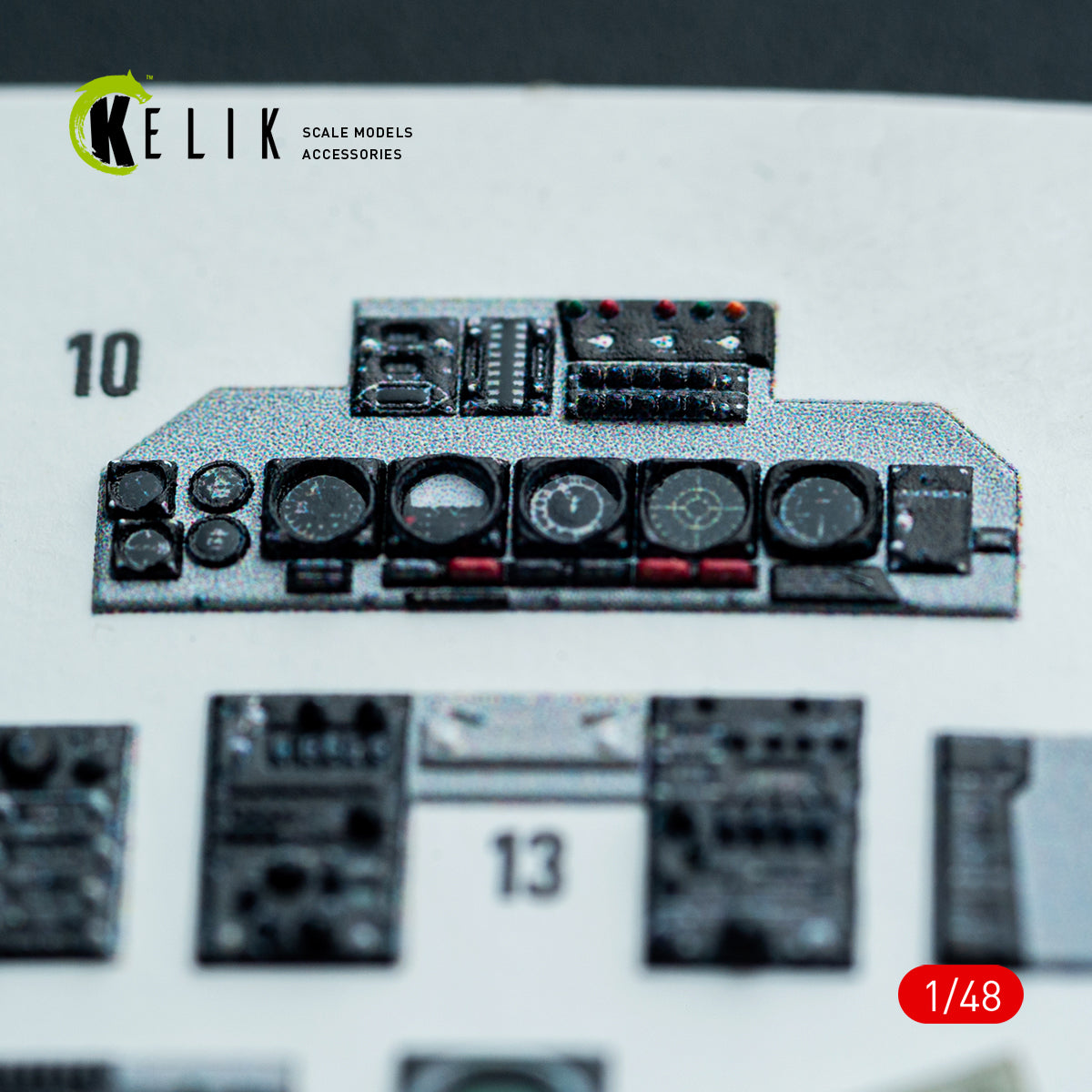 KELIK K48147 F-41/S - interior 30 decals for Hasegawa kit 1/48 – Bild 3
