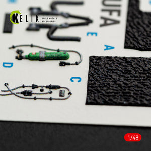 KELIK K48169 F-16I SUFA - interior 30 decals for GWH kit 1/48 – immagine 3