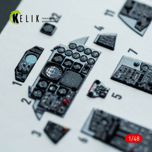 KELIK K48147 F-41/S - interior 30 decals for Hasegawa kit 1/48 – Bild 4