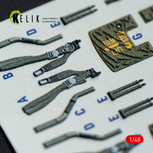 KELIK K48148 F-4E - interior 3D decals for Hasegawa kit 1/48 – Bild 4