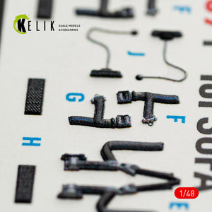 KELIK K48169 F-16I SUFA - interior 30 decals for GWH kit 1/48 – immagine 4