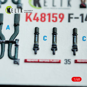 KELIK K48159 F-140 - interior 3D decals for GWH kit 1/48 – zdjęcie 7