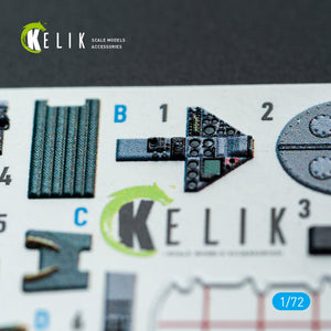 KELIK K72226 FRS.1 SEA Harrier - interior 3D decals for Italeri kit 1/72 – zdjęcie 4