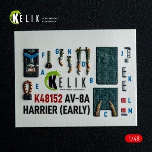 KELIK K48152 AV-8A HARRIER (Early) -interior 3D decals for Kinetic kit 1/48 – Bild 10