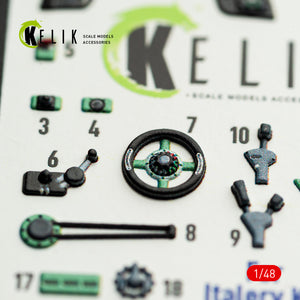 KELIK K48163 MC.200 - interior 3D decals for Italeri kit 1/48 – Bild 4