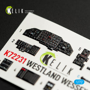 KELIK K72231 WESTLAND WESSEX HC.2 - interior 3D decals for AirFix kit 1/72 – Bild 4