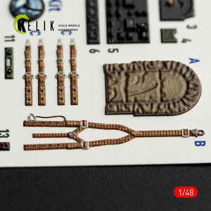 KELIK K48165 Westland Lysander Mk.III - interior 3D decals for Eduard kit 1/48 – image 5
