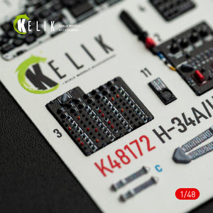 KELIK K48172 H-34A/UH-34D - interior 3D decals for Italeri kit 1/48 – image 5