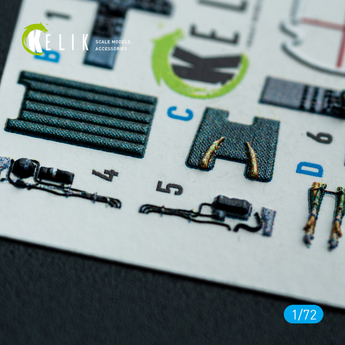KELIK K72226 FRS.1 SEA Harrier - interior 3D decals for Italeri kit 1/72 – zdjęcie 2