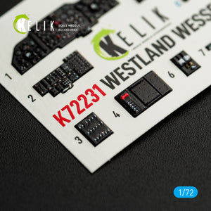 KELIK K72231 WESTLAND WESSEX HC.2 - interior 3D decals for AirFix kit 1/72 – Bild 5